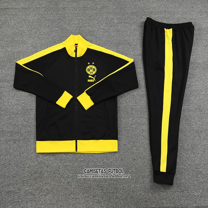 Chandal de Chaqueta del Borussia Dortmund 2023/2024 Negro